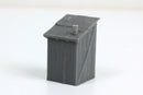 Rural Toilet - Tabletop Wargaming WW2 Terrain - 15mm - 20mm - 28mm - HO - Miniature 3D Printed Model