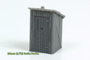 Rural Toilet - Tabletop Wargaming WW2 Terrain - 15mm - 20mm - 28mm - HO - Miniature 3D Printed Model