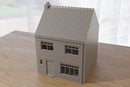 Dutch Terraced House Double - Tabletop Wargaming WW2 Terrain | 15mm 20mm 28mm HO Miniature 3D Printed Model | Bolt Action