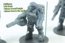 Exosuit Tactical Squad 28mm/32mm Five Minifigures - Modern Wargaming Miniature for Tabletop RPG