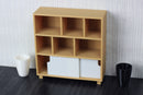 Bookshelf with Sliding Doors - Dollhouse Miniature 1:12 Miniature Dollhouse Furniture