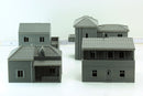 Italian Village Set - 4 Houses - Historical Tabletop Wargaming Terrain - Miniature Gaming - 3D Printed