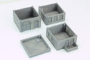Arab Urban Building - Corner House - Tabletop Wargaming Terrain - Miniature Gaming - 3D Printed