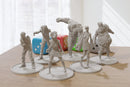 Infected Zombie Horde - 28mm / 32mm - Post Apocalyptic Minifigure - Ideal Proxy Miniature for Zona Alfa - Fallout Wasteland - Tabletop RPG