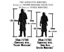 Mad Nun - 28mm / 32mm - Post Apocalyptic Minifigure - Ideal Proxy Miniature for Zona Alfa - Fallout Wasteland - Tabletop RPG Games