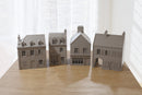 Sainte-Mère-Église French Town Set - Tabletop Wargaming WW2 Terrain | Miniature 3D Printed Model | Flames of War & Bolt Action