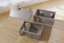 Sainte-Mère-Église French Town Set - Tabletop Wargaming WW2 Terrain | Miniature 3D Printed Model | Flames of War & Bolt Action