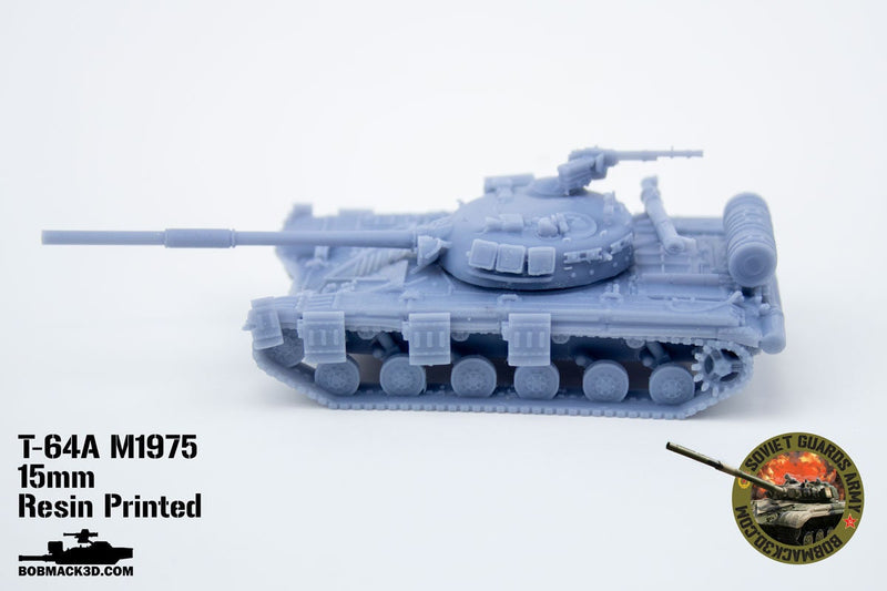 T-64 Main Battle Tank | 28mm / 20mm / 15mm Wargaming Vehicle Compatible with Team Yankee