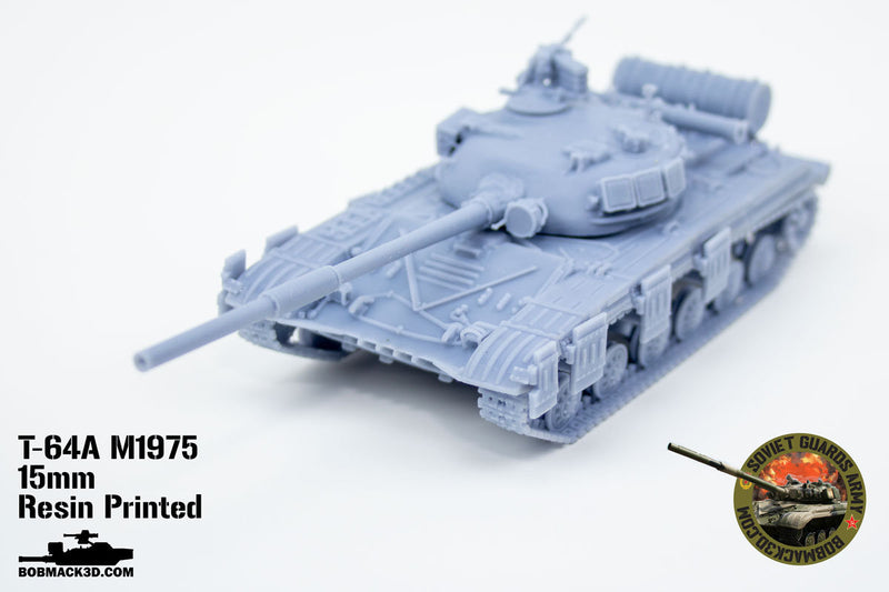 T-64 Main Battle Tank | 28mm / 20mm / 15mm Wargaming Vehicle Compatible with Team Yankee