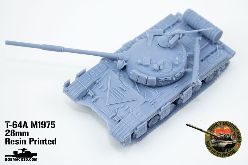 T-64 Main Battle Tank | 28mm / 20mm / 15mm Wargaming Vehicle Compatible with Team Yankee