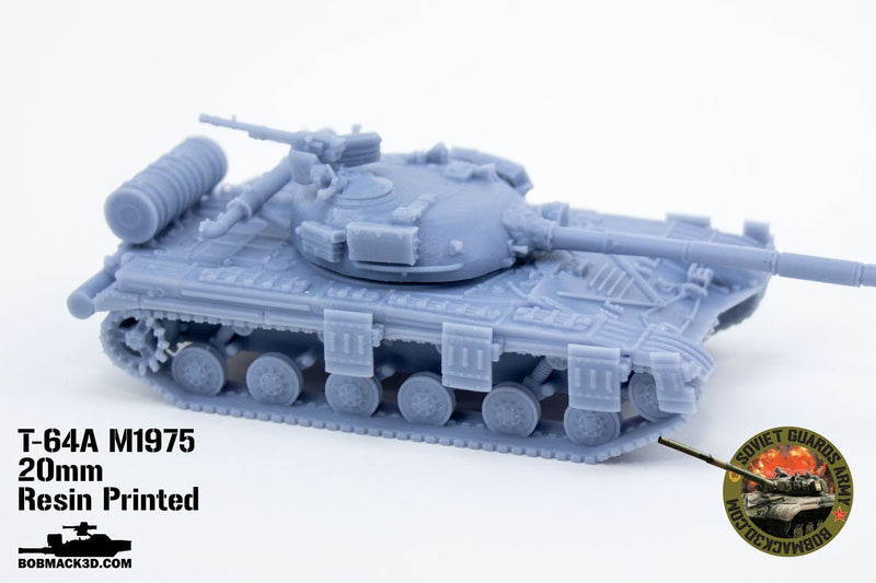 T-64A Main Battle Tank | 28mm / 20mm / 15mm Wargaming Vehicle Compatible with Team Yankee