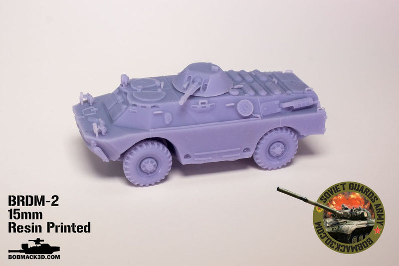 BRDM-2 amphibious armored scout car | 28mm / 20mm / 15mm Wargaming Vehicle Compatible with Team Yankee