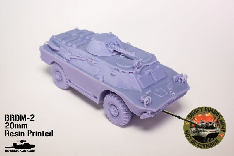 BRDM-2 amphibious armored scout car | 28mm / 20mm / 15mm Wargaming Vehicle Compatible with Team Yankee