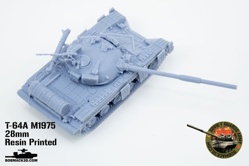 T-64 Main Battle Tank | 28mm / 20mm / 15mm Wargaming Vehicle Compatible with Team Yankee