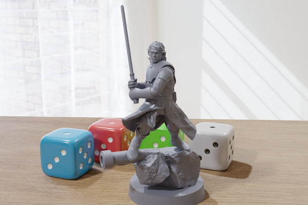 Anakin - Hero Pose - Star Wars Legion 35mm Proxy Miniature for Tabletop RPG
