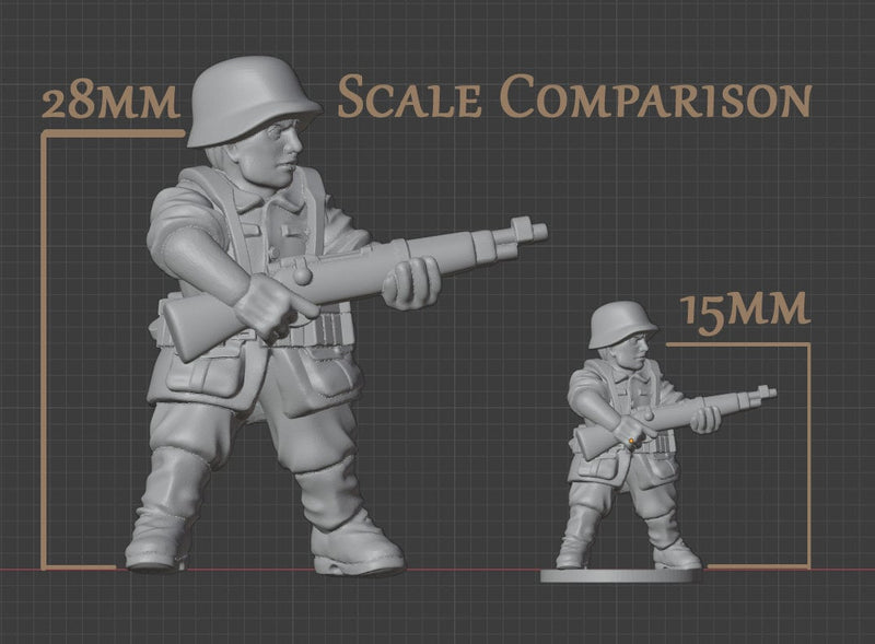 NVA Mortar Team - 28mm Miniature Wargaming - Proxy Minifigures compatible with Vietnam War era Tabletop Wargames