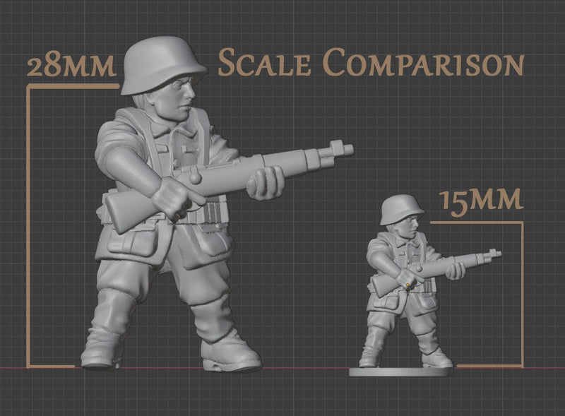 Vietcong Rifle Female Squad - 28mm Miniature Wargaming - Proxy Minifigures compatible with Vietnam War era Tabletop Wargames