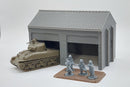 Truck Garage - Tabletop Wargaming WW2 Terrain | Miniature 3D Printed Model | Flames of War - Chain of Command