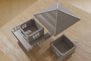 East European Military Outpost - Miniature Wargaming Terrain - Zona Alfa - Team Yankee - 3D Print
