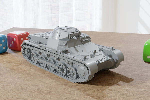 PZ.Kpfw I Ausf B - WW2 German Tank - 3D Resin Printed 28mm / 20mm / 15mm Miniature Tabletop Wargaming Vehicle