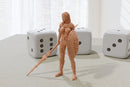 Sexy Warrior Queen Warrior - DnD Miniature | Dungeons and Dragons Mini - Collectibles and Rolepaying - 32mm - 28mm - 75mm Scales