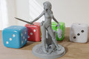 Sexy Jalissa Warrior - Sexy Pin-Up Fan Art - SFW - NSFW - 3D Resin Print Figure - 75mm Scale