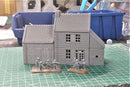Normandy French Farmhouse - Tabletop Wargaming WW2 Terrain | Proxy 3D Printed Miniature for Bolt Action - Chain of Command - Flames of War