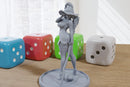 Sexy Witch - 3D Printed Minifigures for Fantasy Miniature Tabletop Games DND, Frostgrave 28mm / 32mm / 75mm