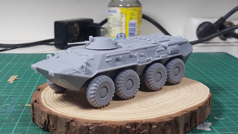 BTR-80 - Modern Wargaming Miniatures for Tabletop RPG - 28mm / 20mm Scale Armored Personnel Carrier