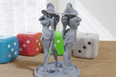 Sexy Witch - 3D Printed Minifigures for Fantasy Miniature Tabletop Games DND, Frostgrave 28mm / 32mm / 75mm