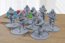 Hades Operators (Opfor) - 3D Printed Minifigures - Modern Tabletop Wargaming Miniatures 28mm / 32mm Scale