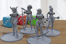 Brutal Sexy Pinups - 3D Printed Minifigures for Fantasy Miniature Tabletop Games DND, Frostgrave 28mm / 32mm / 75mm