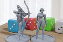 Dirty Elves - 3D Printed Minifigures for Fantasy Miniature Tabletop Games DND, Frostgrave 28mm / 32mm / 75mm