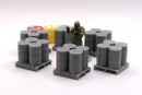 Barrels on Pallet - 28mm 3D Print Miniature Scatter Terrain for Tabletop Wargaming