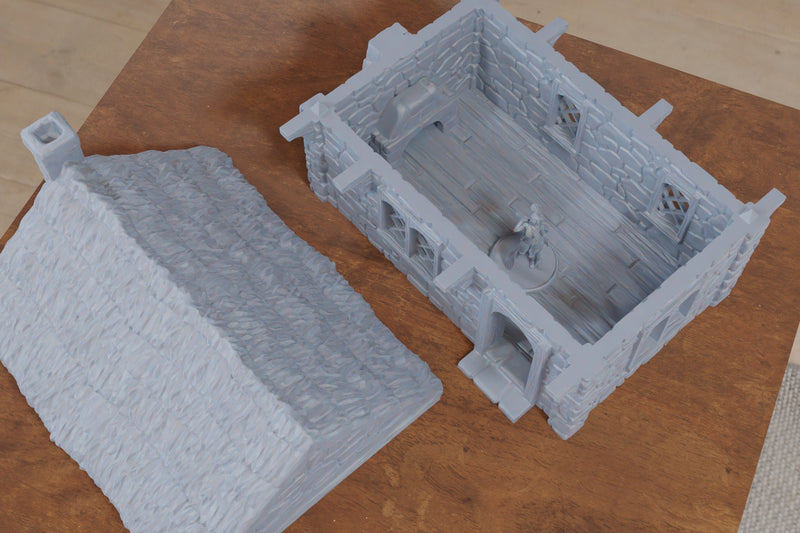 Ferisia Little Cottage - 3D Printed Terrain compatible with Tabletop Games like DND 5e, Frostgrave