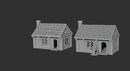 Ferisia Little Cottage - 3D Printed Terrain compatible with Tabletop Games like DND 5e, Frostgrave