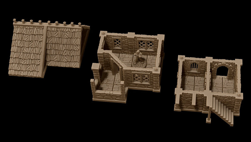 Ferisia Guard Post - 3D Printed Terrain compatible with Tabletop Games like DND 5e, Frostgrave