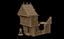 Ferisia Ruined Farmer House - 3D Printed Terrain compatible with Tabletop Games like DND 5e, Frostgrave
