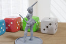 Sexy Swords Girl 3D Printed Minifigures for Fantasy Miniature Tabletop Games DND, Frostgrave 28mm / 32mm / 75mm