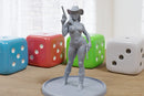 Nancy C Sexy Pinup SFW/ NSFW 3D Printed Minifigures for Fantasy Miniature Tabletop Games DND, Frostgrave 28mm / 32mm / 75mm