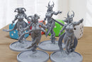 Cursed Horned Banshees Sexy Pinup SFW/ NSFW 3D Printed Minifigures for Fantasy Miniature Tabletop Games DND, Frostgrave 28mm / 32mm / 75mm