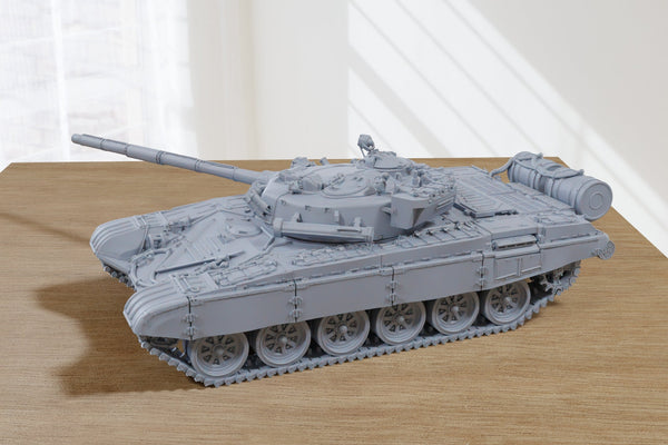 T-72A Soviet Main Battle Tank - 3D Resin Printed 28mm / 20mm / 15mm Miniature Tabletop Wargaming Combat Vehicle