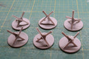 Tank Obstacle Hedgehog - 15mm, 20mm, 28mm 3D Printed Terrain for Tabletop Wargaming | Bolt Action - Set of 6pcs