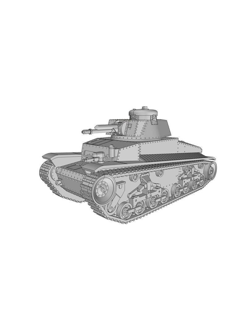 PZ KPFW 35(t) - WW2 German Tank - 3D Resin Printed 28mm / 20mm / 15mm Miniature Tabletop Wargaming Combat Vehicle
