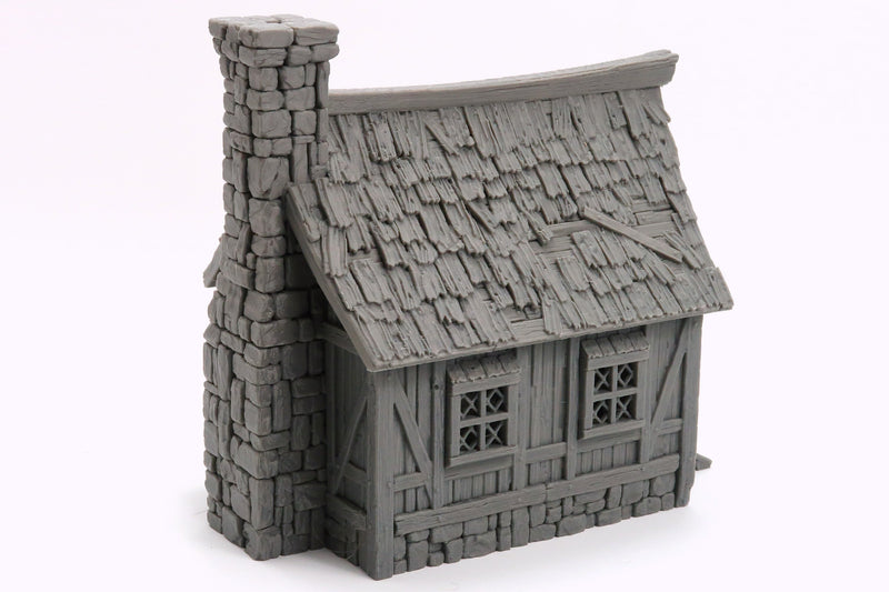 Medieval Cabin Gorenstead - 28mm Scale - 3D Printed Terrain compatible with Tabletop Games like DND 5e, Frostgrave