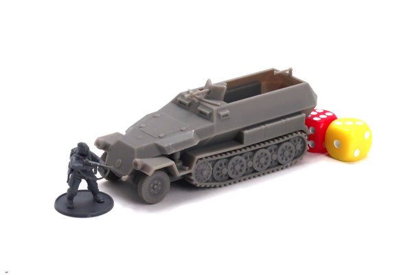 SD.KFZ. 251 C Half-track WW2 German APC - 3D Resin Printed 28mm / 20mm / 15mm Miniature Tabletop Wargaming Vehicle