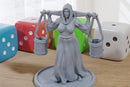 Water Carrier Female - Medieval Townsfolk / Villagers - 3D Printed Minifigures for Tabletop Role Playing Miniature Games 28mm / 32mm Scale