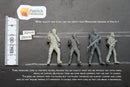 Classic Zombies - 3D Printed Minifigure for Zombie Post Apocalyptic Miniature Tabletop Games TTRPG