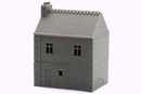 French Commercial Row House T1 - Tabletop Wargaming WW2 Terrain | Miniature 3D Printed Model | Flames of War & Bolt Action
