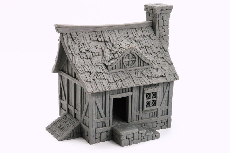 Medieval Cabin Gorenstead - 28mm Scale - 3D Printed Terrain compatible with Tabletop Games like DND 5e, Frostgrave